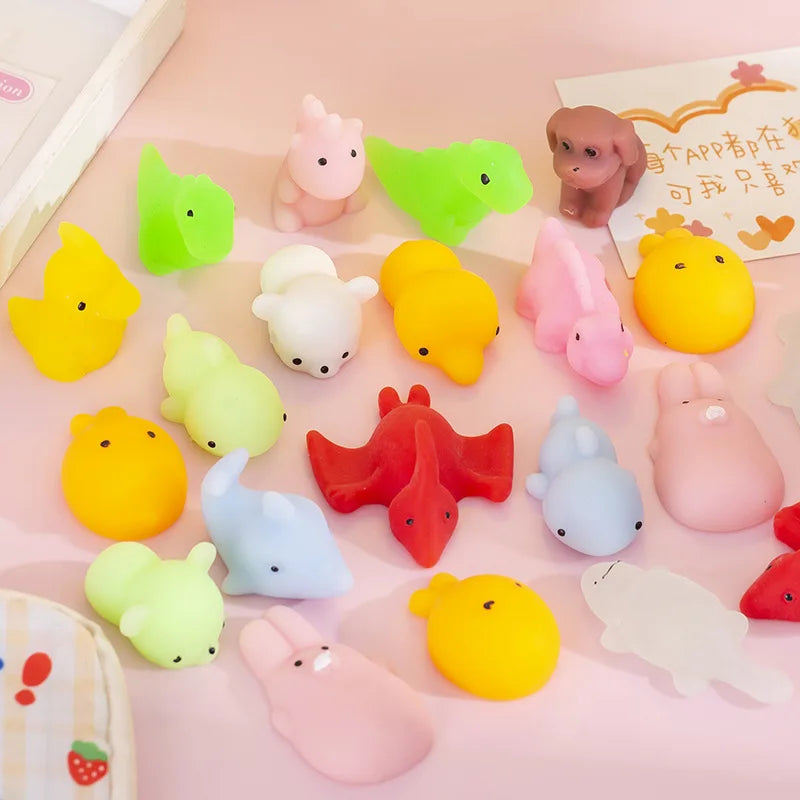 10-100Pack Cute Pinch Dumpling Toys Kindergarten Prizes Kids Birthday Party Favor Pack Pinata Fillers