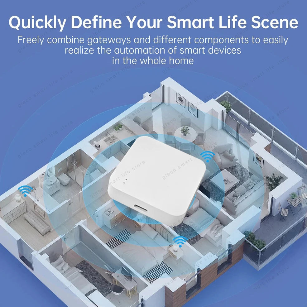 Zigbee Wireless Hub Gateway Bridge Smart Home Automation For Zigbee Devices Via Ewelink APP Alexa Google Assistant Alice