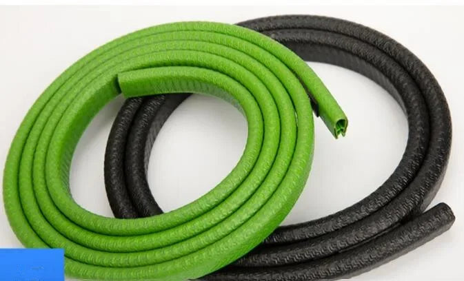 1/3M U-Shaped Sealing Strip Rubber Edging Stainless Steel Protectio Door Car Dustproof Safety Iron sheet edge protection strip