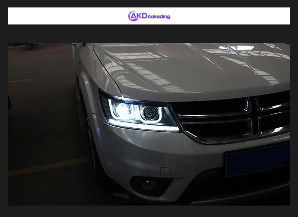 Car Lights for Dodge Journey LED Headlight 2008-2019 JCUV Head Lamp Drl Projector Lens Automotive Accessorie