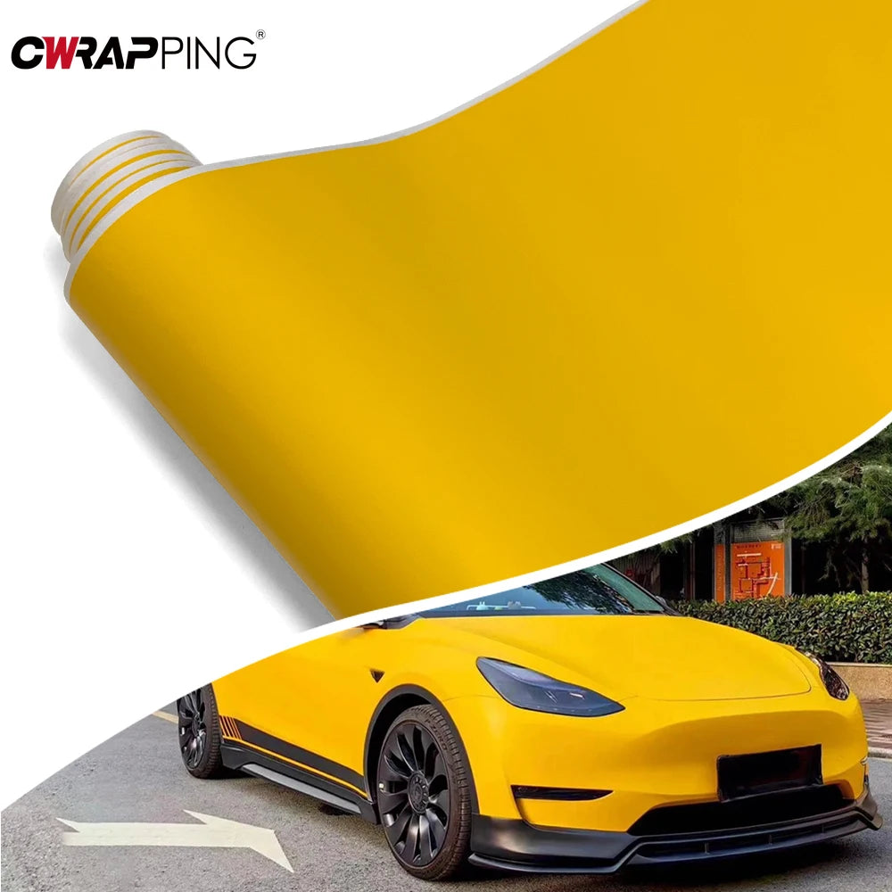 Car Exterior Stickers Self-Adhesive Vinyl Wrap Film Car Body Decoration Stickers Waterproof Matte Film Tuning Auto Accessories