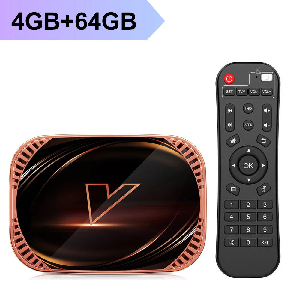 VONTAR X4 Amlogic S905X4 Smart TV Box Android 11 4GB 128G 32GB 64GB Wifi BT AV1 Media Player TVBOX 4K 1000M Set top box