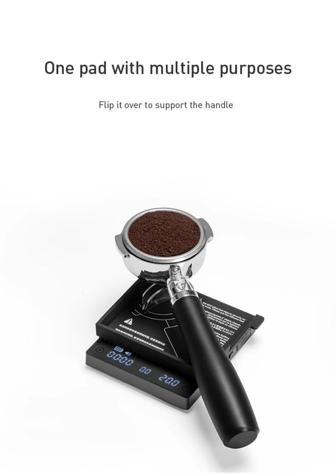 TIMEMORE Store Black Mirror Mini New Espresso Coffee Food Kitchen Scale With Time USB Light Weight Digital Scale