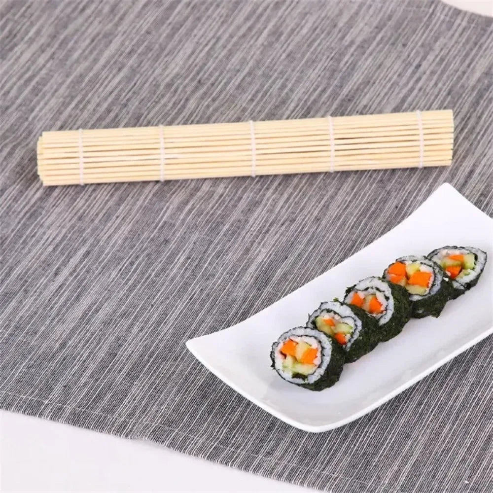 Bamboo Sushi Maker Rolling Mat Sushi Tools Rice Rollers Kitchen Gadget Hand Maker Food Rice Roll Mold Cooking Accessories