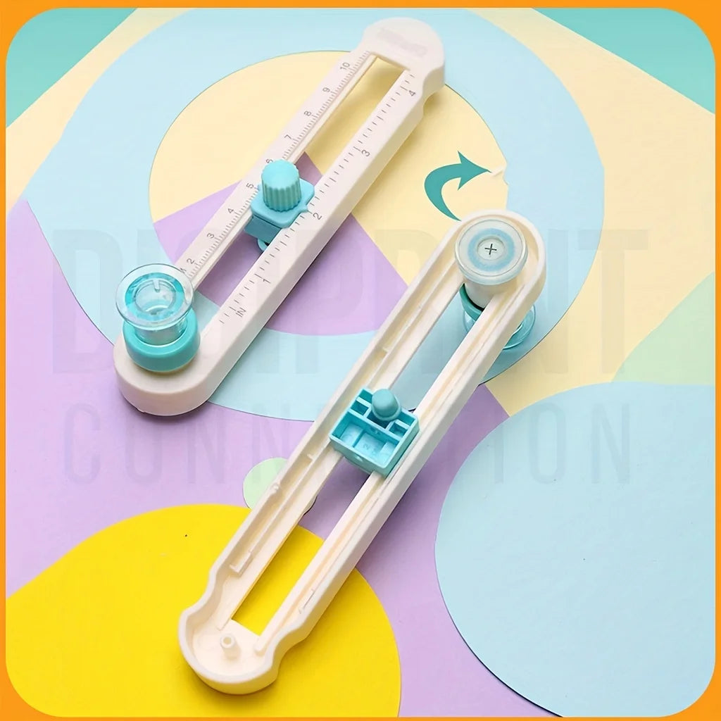 NEW! Round Cutting Knife Adjustable 360 Compass Circle Cutter Scrapbooking Cutters Circular Paper