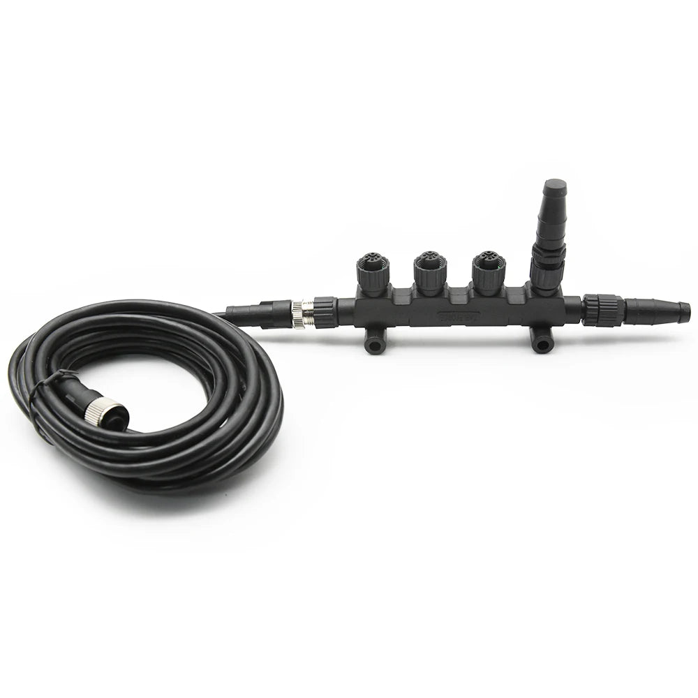NMEA 2000 T Connector Terminator 3 ports 6 ports Plug Adapter Cable 0.5m~4m Length Cables NMEA 2000 DC 9-30V ABS Car Accessories