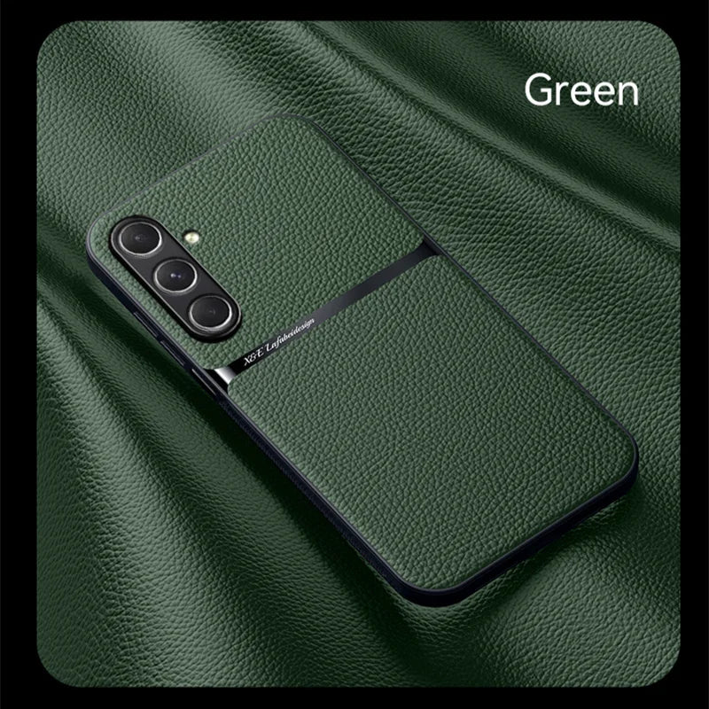 PU Leather Magnetic Case for Samsung Galaxy M35 A16 A36 A56 A15 5G A25 A35 A55 Protective Cover Hard Shell Coque Fundas