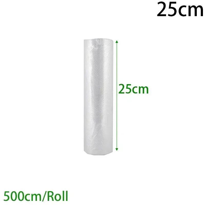 Vacuum Sealer Bags 15/20/25/28/30cm*500cm for Food Saver Sealing Machine Plastic Storage Vacuum Bag Kitchen Packer