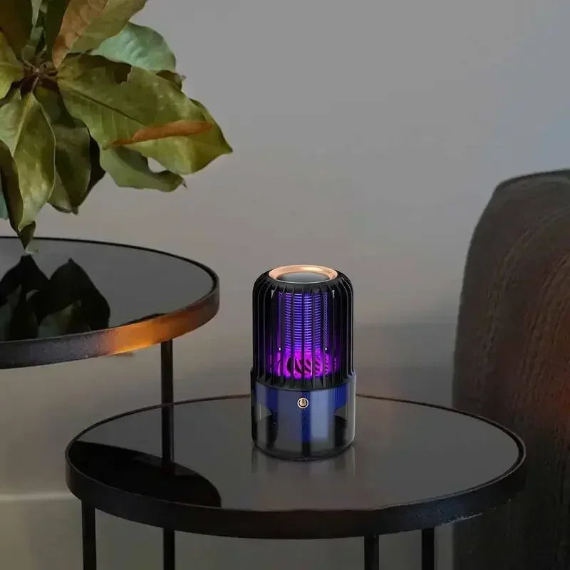 Electric Fly Trap Silent Electric Fly Catcher Gnat Traps USB Rechargeable Fly Zappers For Home Fly Trap Fly Control Device For