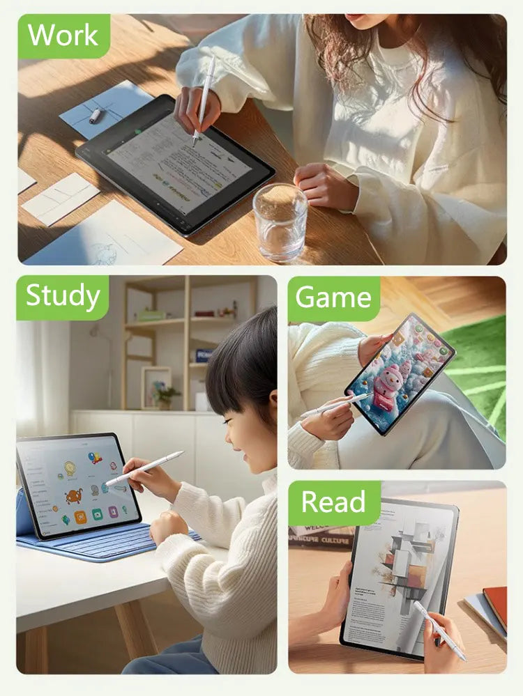 Lenovo universal three pen tips stylus For Android IOS Capacitive Screen For iPad Apple Pencil Huawei Xiaomi Samsung Tablet Pen