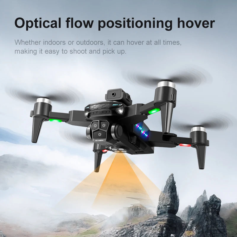 New KY605S Screen Controlled Drone 8K Three HD Camera Brushless Motor Obstacle Avoidance Foldable Quadcopter Dron RC Toys Gifts