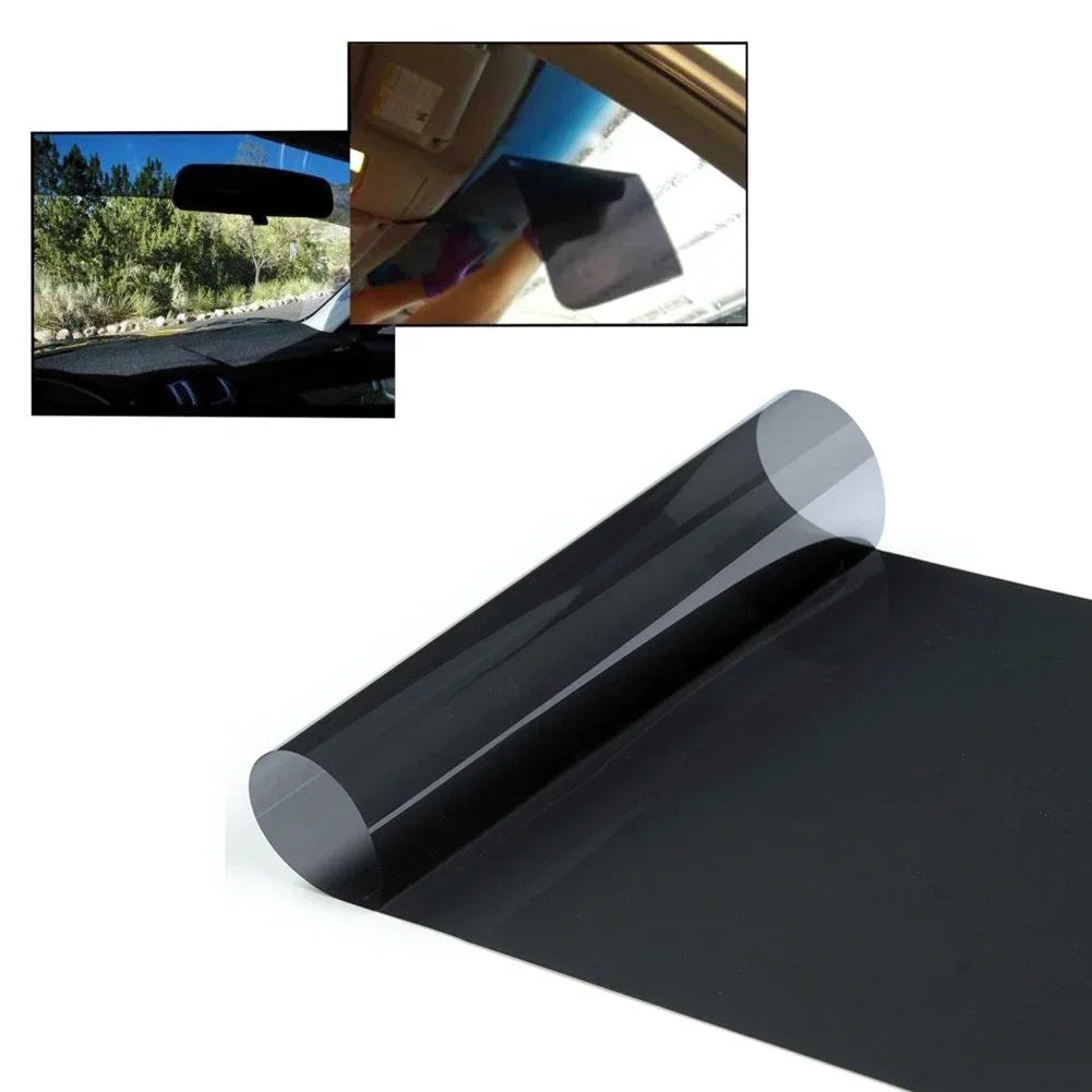 Car Window Sun Visor Strip Tint Film Front Windshield Protect Shade Blocking UV Sticker DIY Film Gradient Colorful Car Stickers