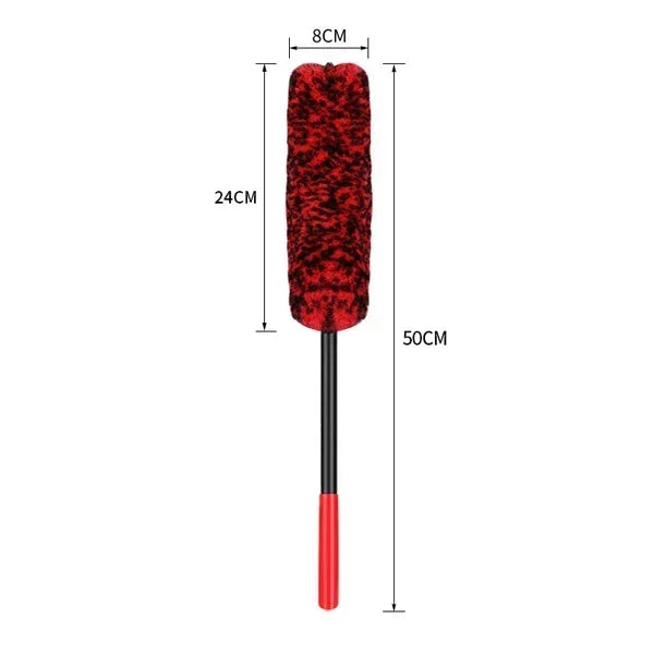 Auto Wheel Detailing Brush Bendable Wheel Woolies for Car Rim Tire Washing Easily Clean Hard-To-Reach Areas Car Cleaning Tools