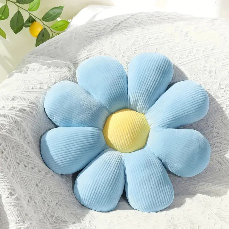 1pc soft and comfortable floral pattern pillow cushion, suitable for bedroom, dormitory, and home decoration