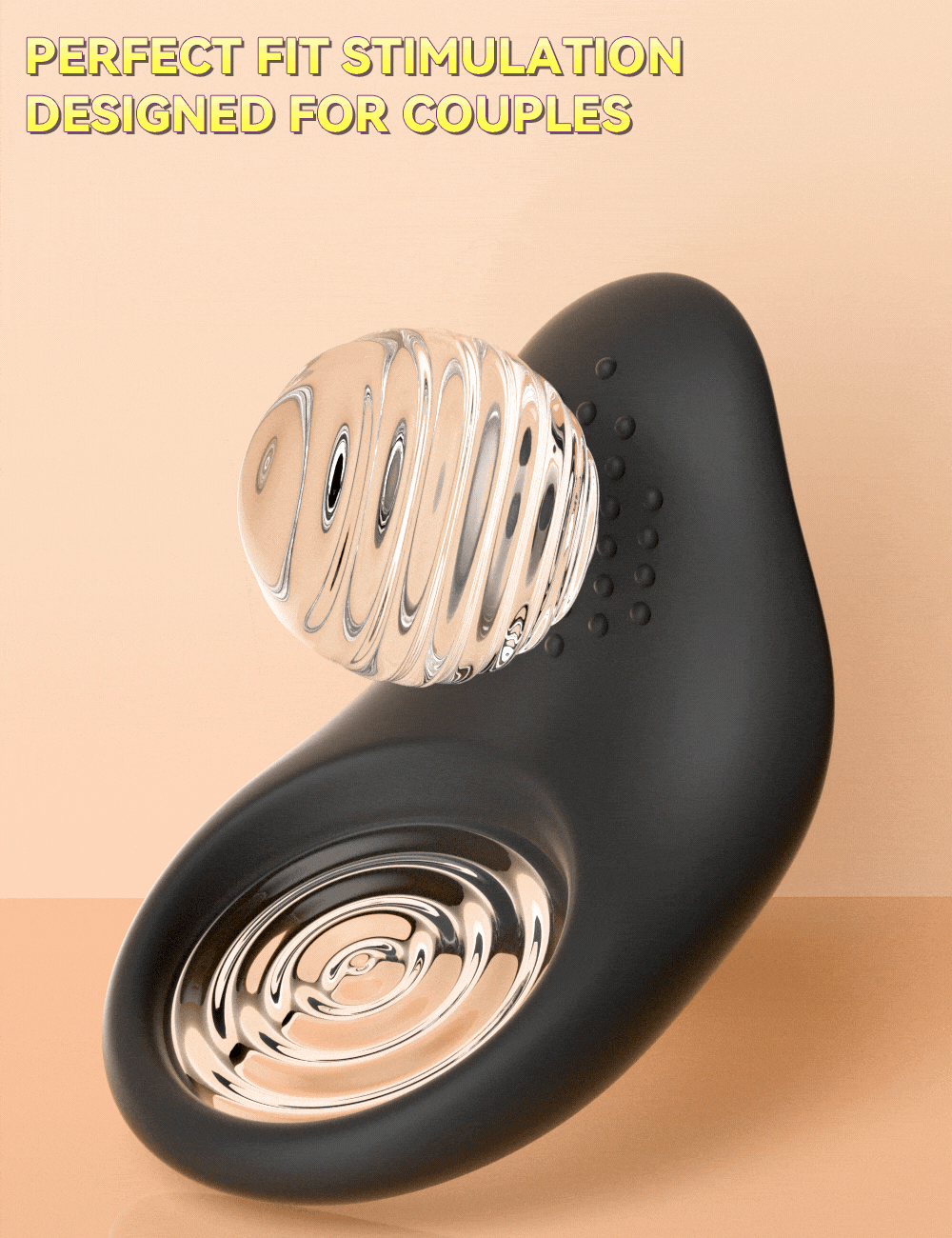 APP Control Vibrating Cock Ring for Men Ejaculation Delay Penis Ring Chastity Cage Clit Stimulator Adult Sex Toy for Couples