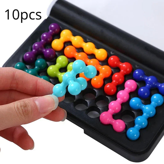 New Smart Pyramid Development Intelligence Magic Beads Children's Logical Thinking Training Puzzle Toys Smart Battle