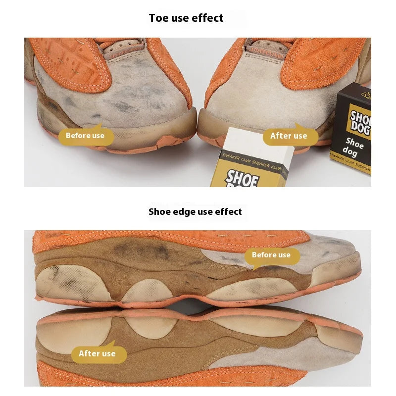 Shoe Brush Portable Suede Sheepskin Shoes Eraser Matte Leather Fabric Care Shoes Cleaning Tools Leather Cleaner Rubber Block