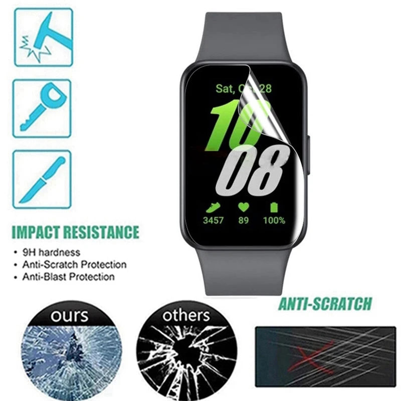 1-5PCS Hydrogel Film For Samsung Galaxy Fit 3 Clear HD Screen Protector Anti-Scratch for Galaxy Fit3 Protective Film Not Glass