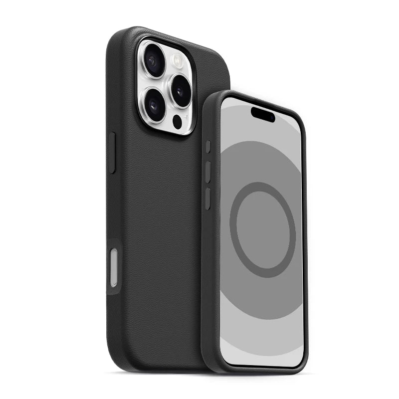 Original Magnetic Animation Leather Case Magsafe for iPhone 16 Pro Max 16Pro Case with Wireless Charging