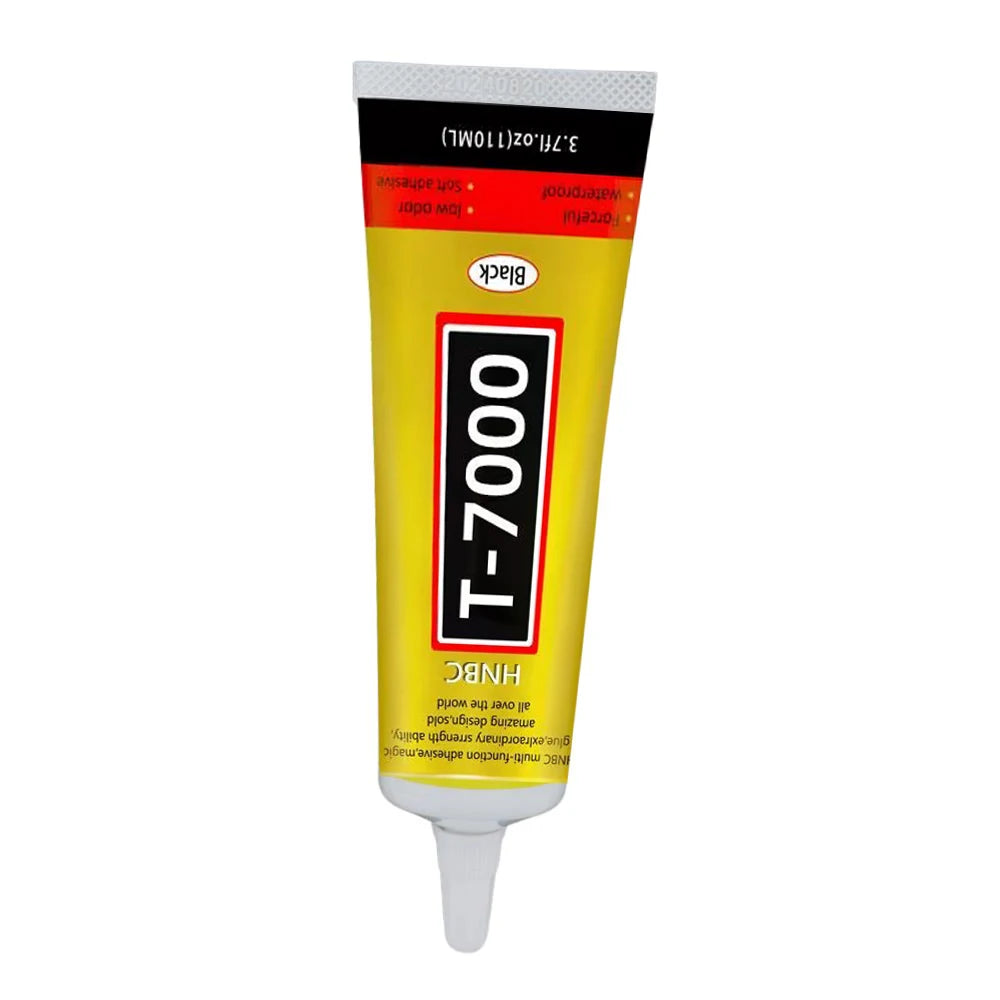 1pcs 15/25/50/110ML T7000 Black Cellphone Tablet Repair Battery Cover LCD Frame Adhesive T-7000 Electronic Components Glue
