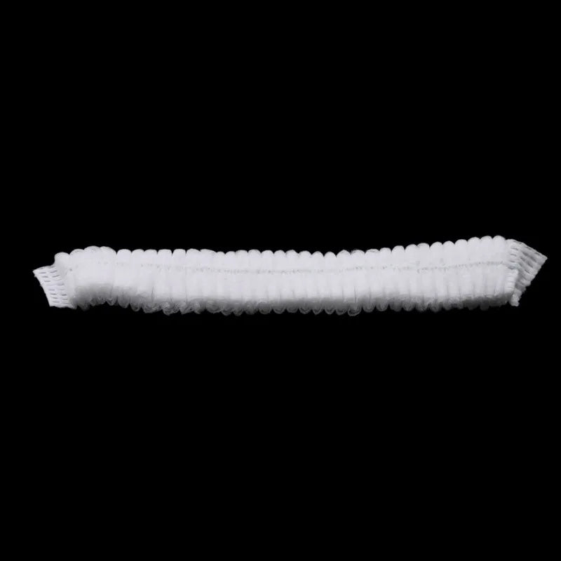 100pcs/Pack Disposable Hair Head Covers Net Bouffant Dustproof Anti Dust Caps Breathable Shower Bathing Hats Kitchen Wholesale
