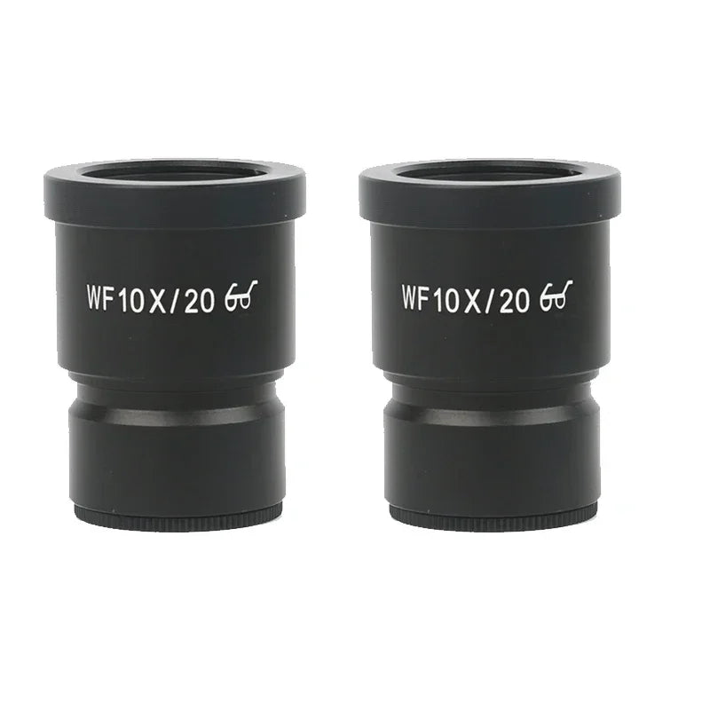 2PCS WF5X WF10X WF15X WF20X WF30X Wide Field Eyepiece For Binocular Trinocular Stereo Microscope 30MM Installation Interface