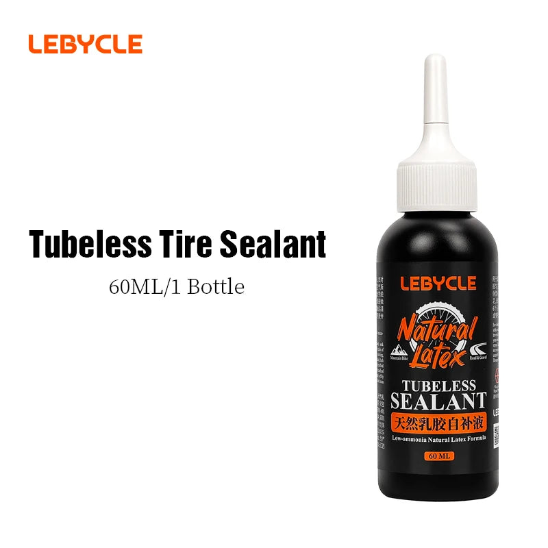 LEBYCLE MTB Road Bicycle Tubeless Tire Sealant Bike Low-Ammonia Tubeless Puncture Repair Fluid Bike Vacuum Tires Repair Tool