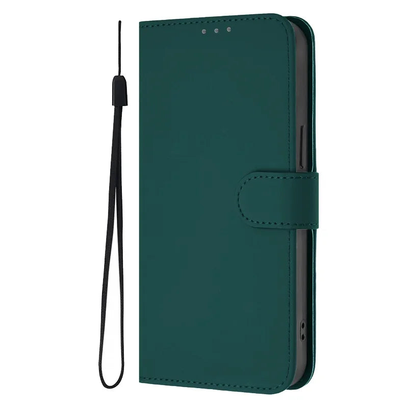 For Funda Tecno Camon 50 Pro 4G Case Candy Solid Color Flip Cover on for Tecno Camon 50 pro 4G CN5c Leather Phone Case Coque