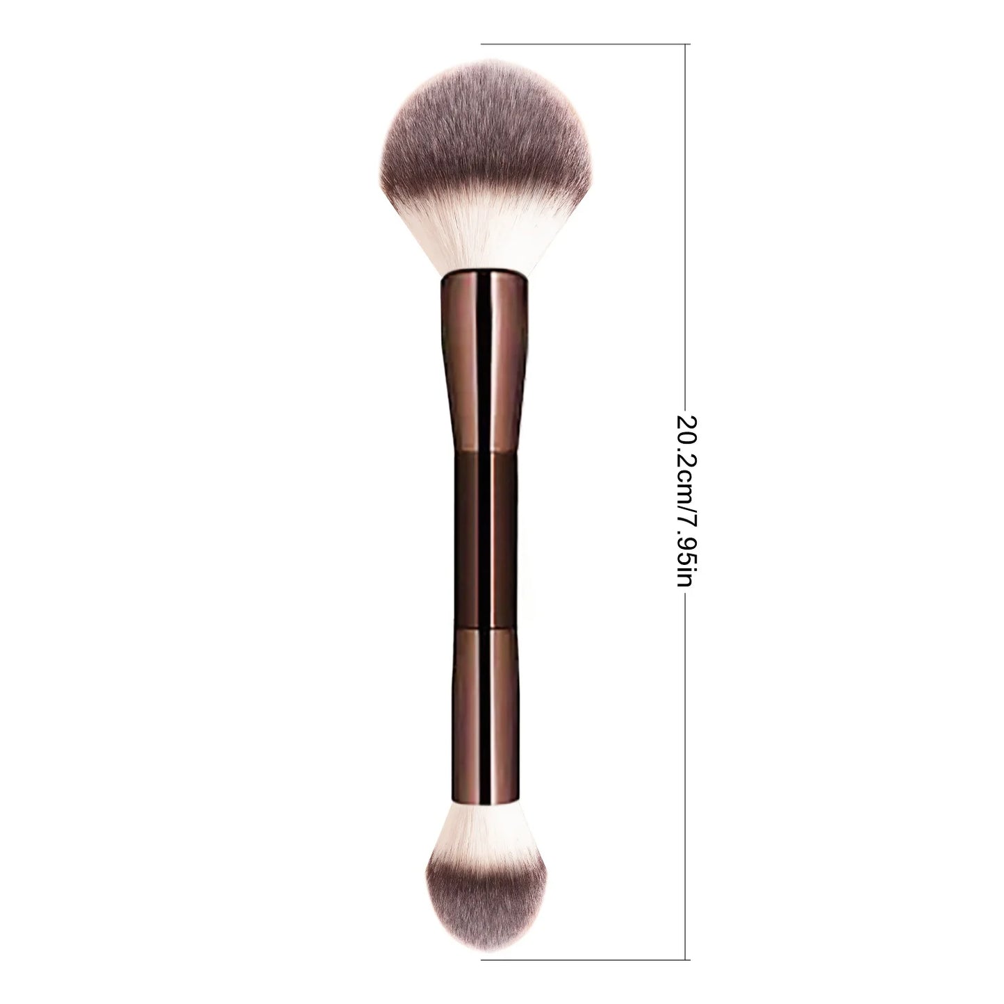 Makeup Brush Veil Powder Brush Soft Fiber Hair Double Head Powder Fashion Design Single Face professional Brush