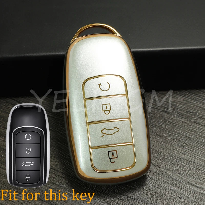 New TPU Car Remote Key Case Cover Protector for Chery Tiggo 8plus Tiggo 8 New 5 Plus 7pro Max Omoda 5 C5 Accessories