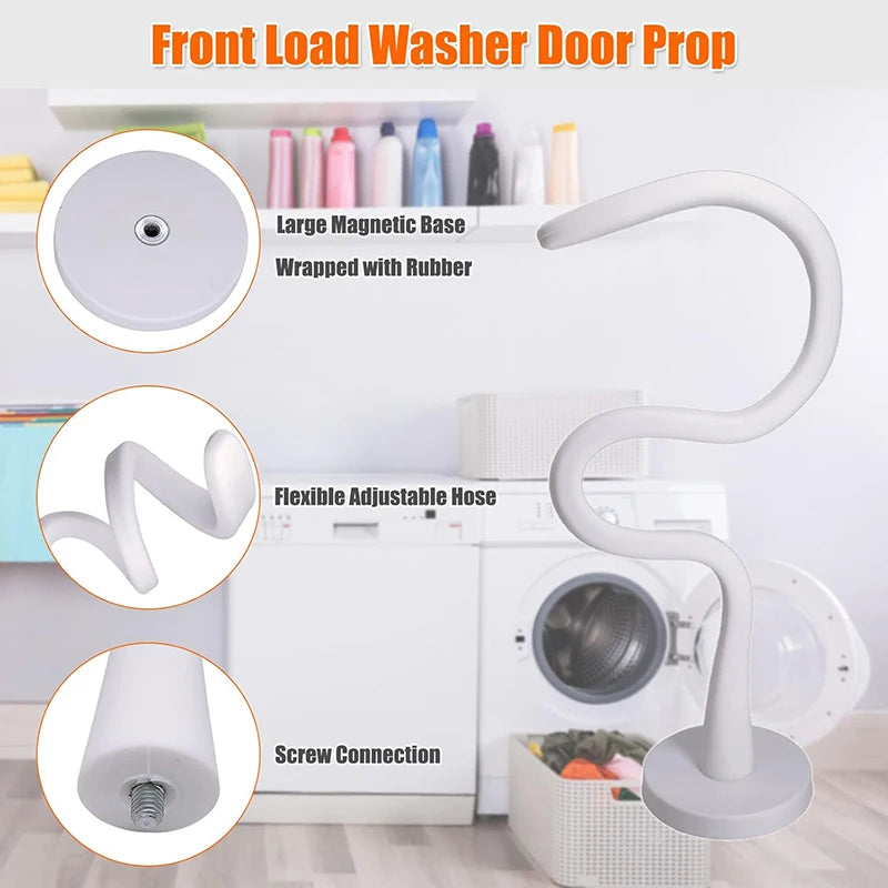 Silicone Washer Door Prop Magnetic Washing Machine Door Holder Keep Washer Door Open Drying Machine For Home