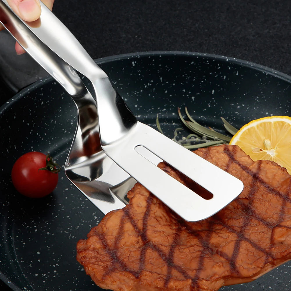 304/201 Stainless Steel Kitchen Barbecue Multifunctional Tweezers,food Tweezers,utensils,bar Picnic Barbecue Cooking Tool Holder