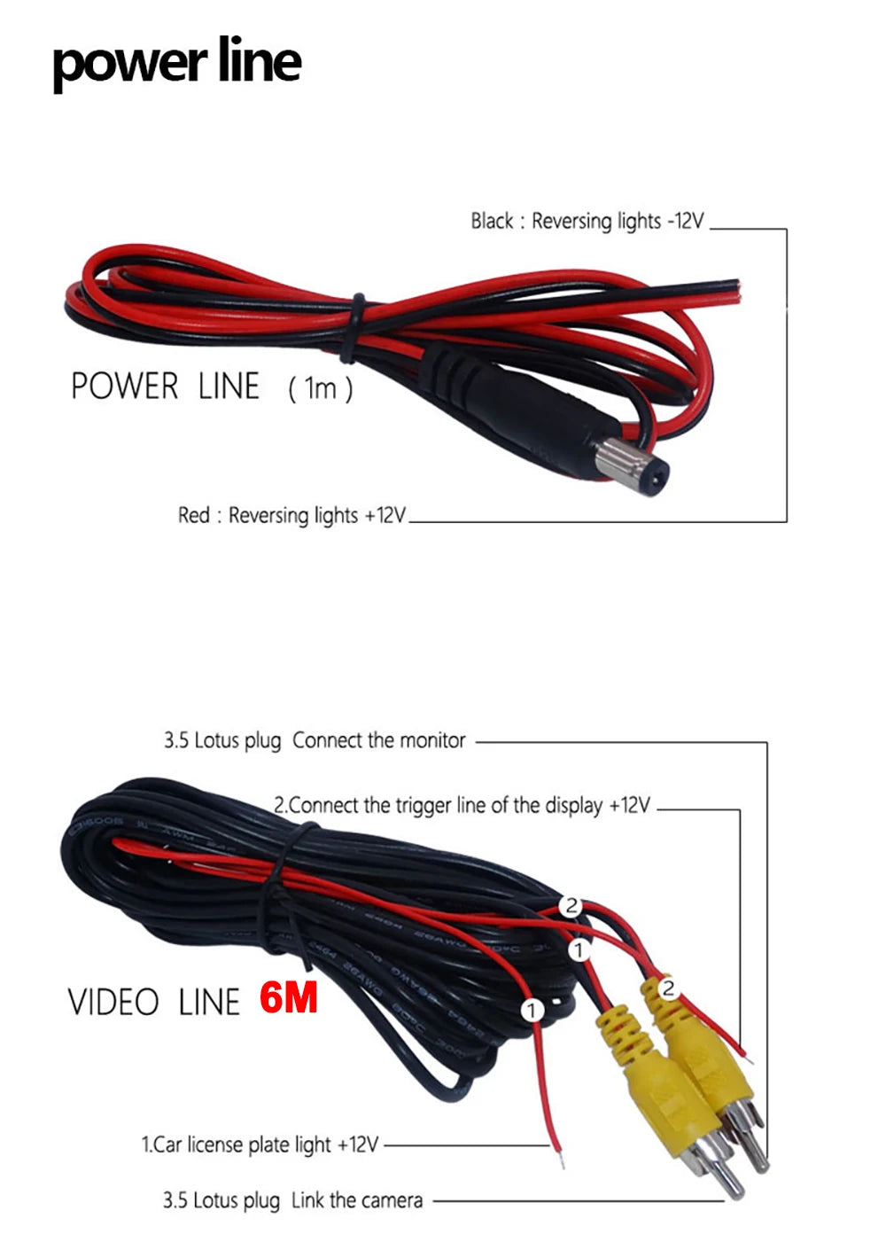 Easy Installation 4.3Inch Rear View Camera Monitor Screen Reversing Camera for Car Parking Parking System Camera for Vehicle
