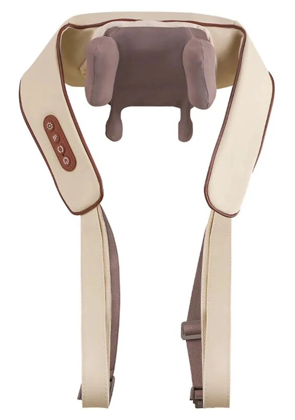 Wireless Electric Shiatsu Neck and Back Massager Soothing Heat Deep Tissue 5D Kneading Massage Pillow Shoulder Leg Body 