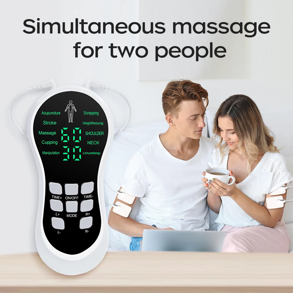 Physiotherapy Tens Muscle Stimulator Electric EMS Acupuncture Body Massage Digital Therapy Slimming Machine Electro Stimulator