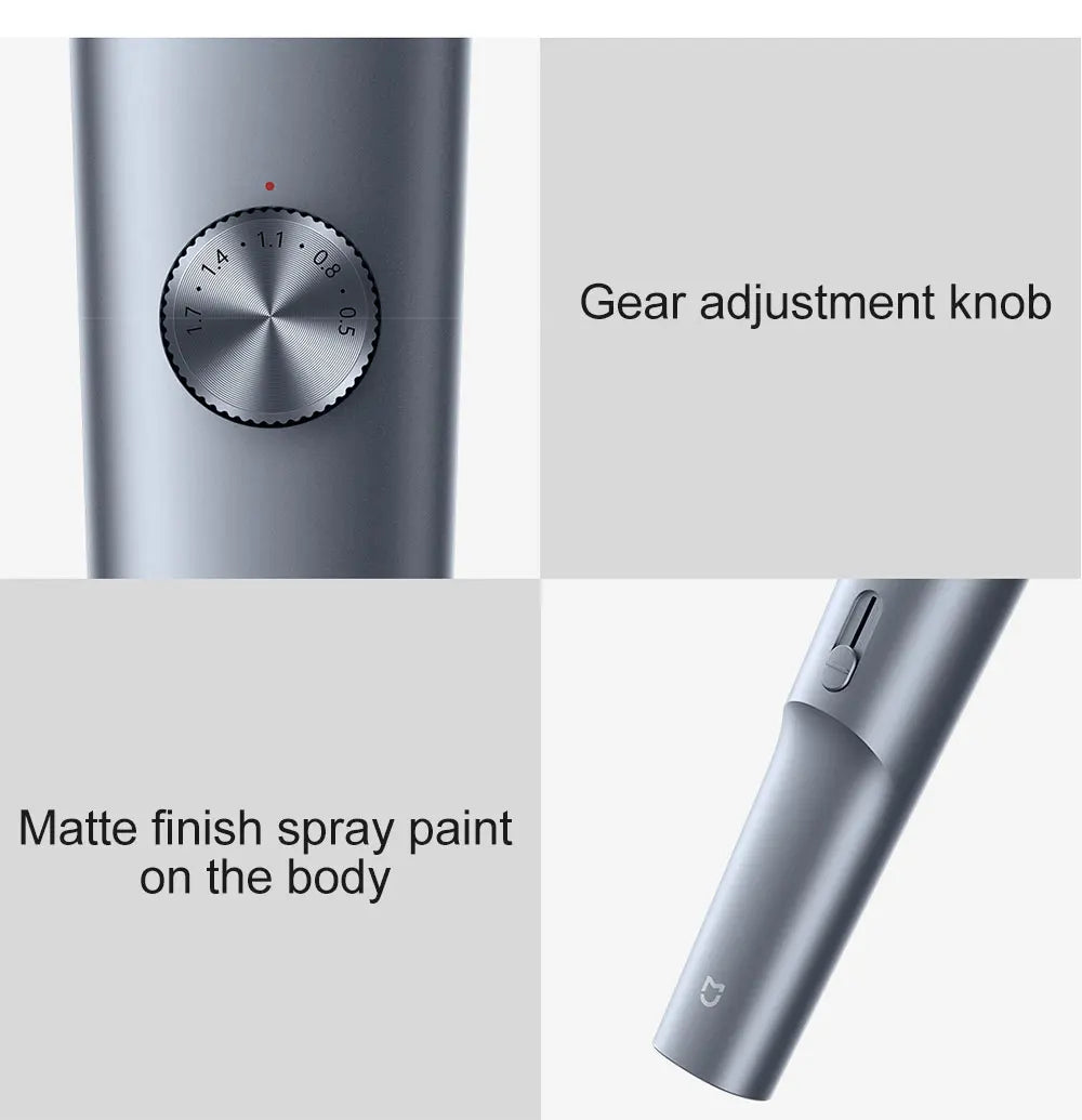 Original XIAOMI Mijia Hair Clipper 2 Men Sideburns Electric Shaver Wireless Hair Cutting Trimmer Barber Cutter