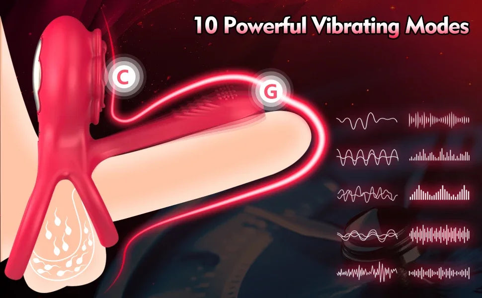 Rose Penis Cock Ring Vibrator Powerful Penis Sleeve Sucking Stimulator G-spot Female Nipple Clitoral Massager Sex Toy for Couple