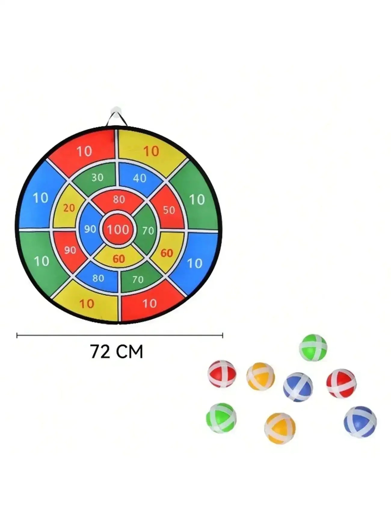 Large Hard Plate Kids Sticky Ball Toy Sticky Ball Indoor Dart Target Plate Outdoor Parent-Child Suction Cup Ball