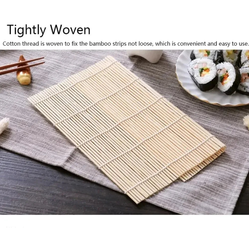 Bamboo Sushi Maker Rolling Mat Sushi Tools Rice Rollers Kitchen Gadget Hand Maker Food Rice Roll Mold Cooking Accessories