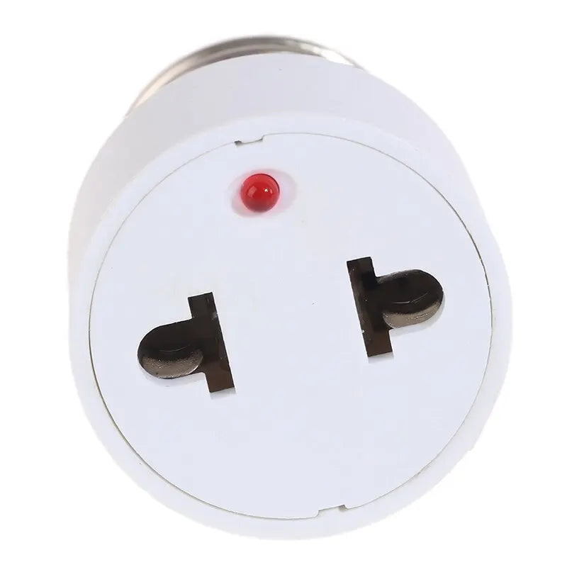 New E27 Bulb To US EU Plug Light Fixture Bulb Base Lamp Socket Adapter Convert E27 Base To Regular US/EU Plug Bulb Base Adapter