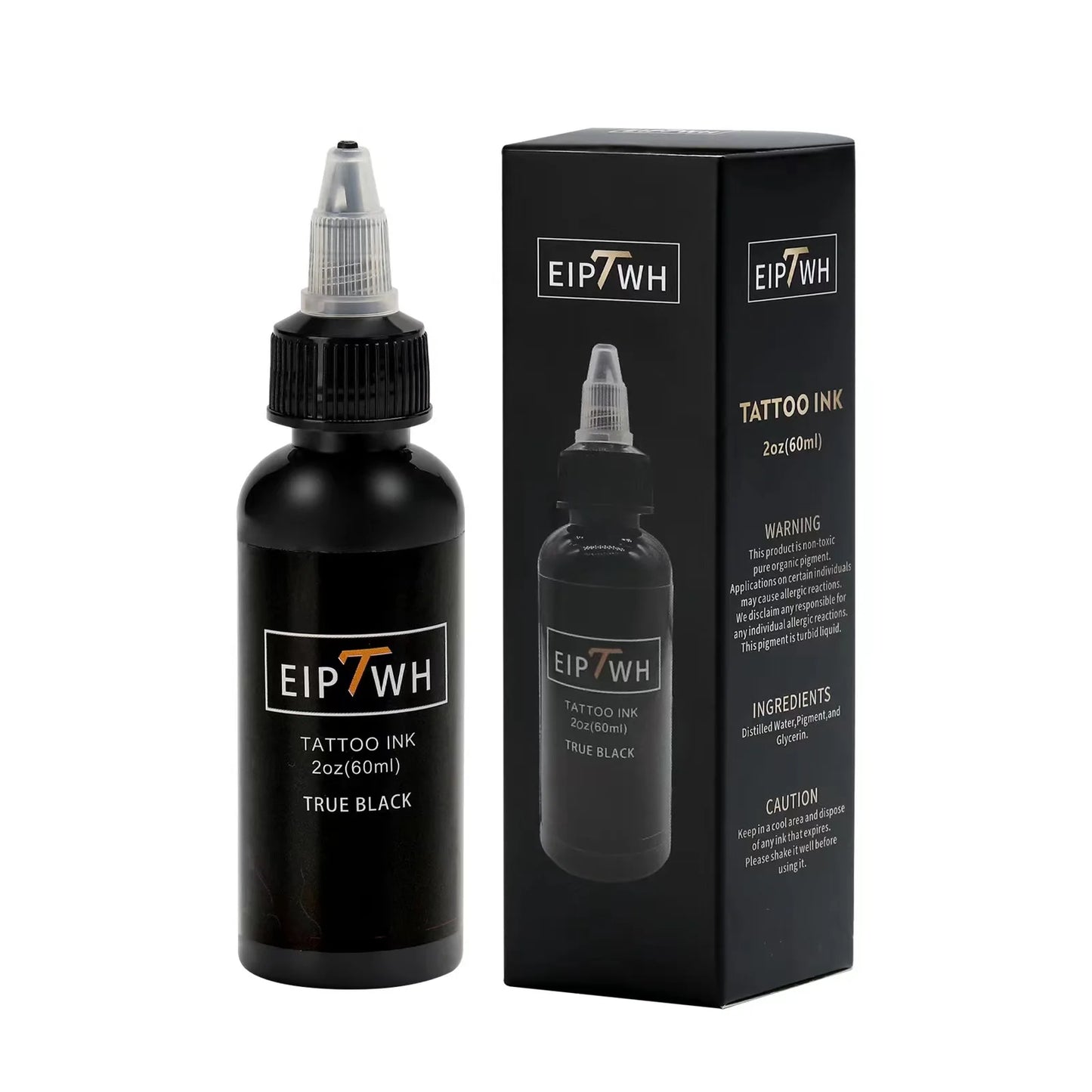 Tattoo ink colorant 2oz (60ml) black and white tattoo colorant, professional tattoo tattoo black&white consumable dye set