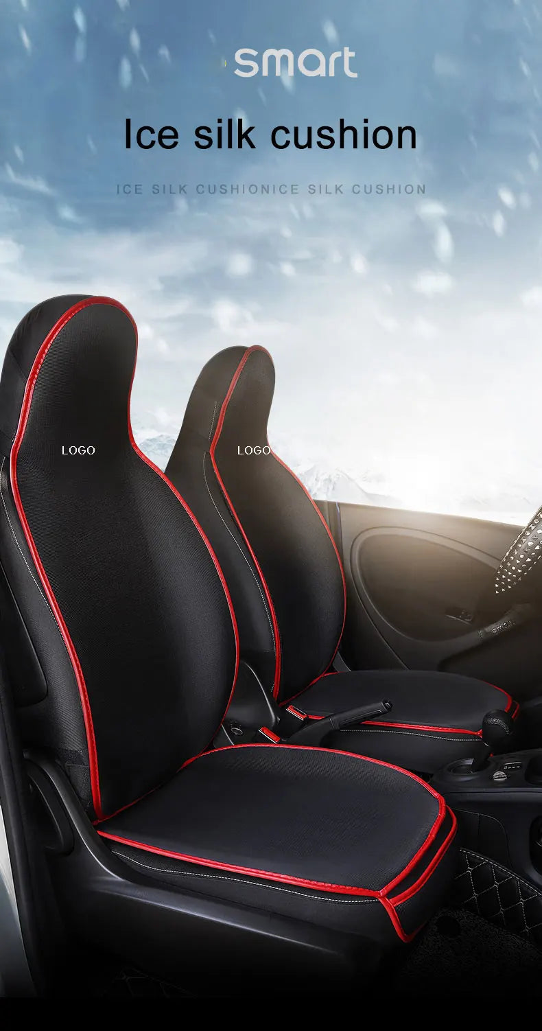 Car Four Seasons Half Surrounded By Ice Silk Cushion For Mercedes Smart 451 453 Fortwo Forfour Car Accessories Interior Styling