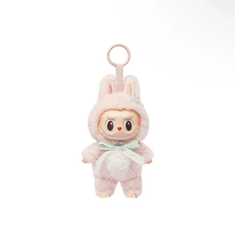 Labubu Keychain Mokoko Doll Labubu Keyring Sweetheart Series Doll Pendant Ornament Christmas Gift Kids Toys High Quality Replica