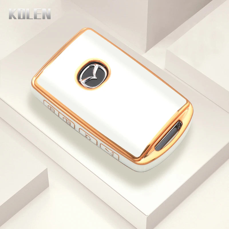 New TPU Car Key Case Cover Shell For Mazda 3 Alexa CX30 CX-4 CX5 CX-5 CX8 CX-8 CX-30 CX9 CX-9 Protector Keyless Fob Accessories