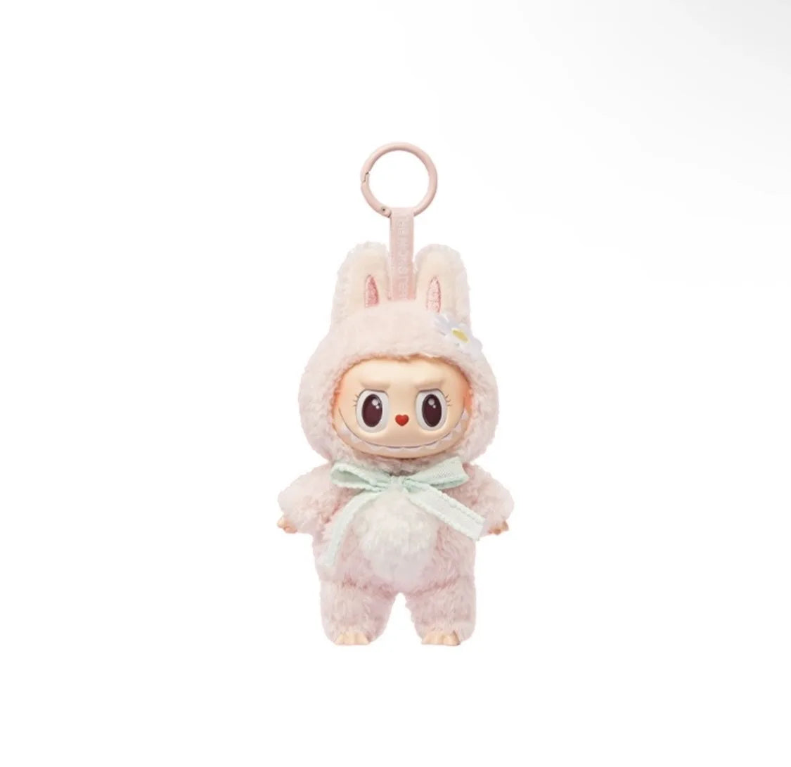 Labubu Keychain Mokoko Doll Labubu Keyring Sweetheart Series Doll Pendant Ornament Christmas Gift Kids Toys High Quality Replica