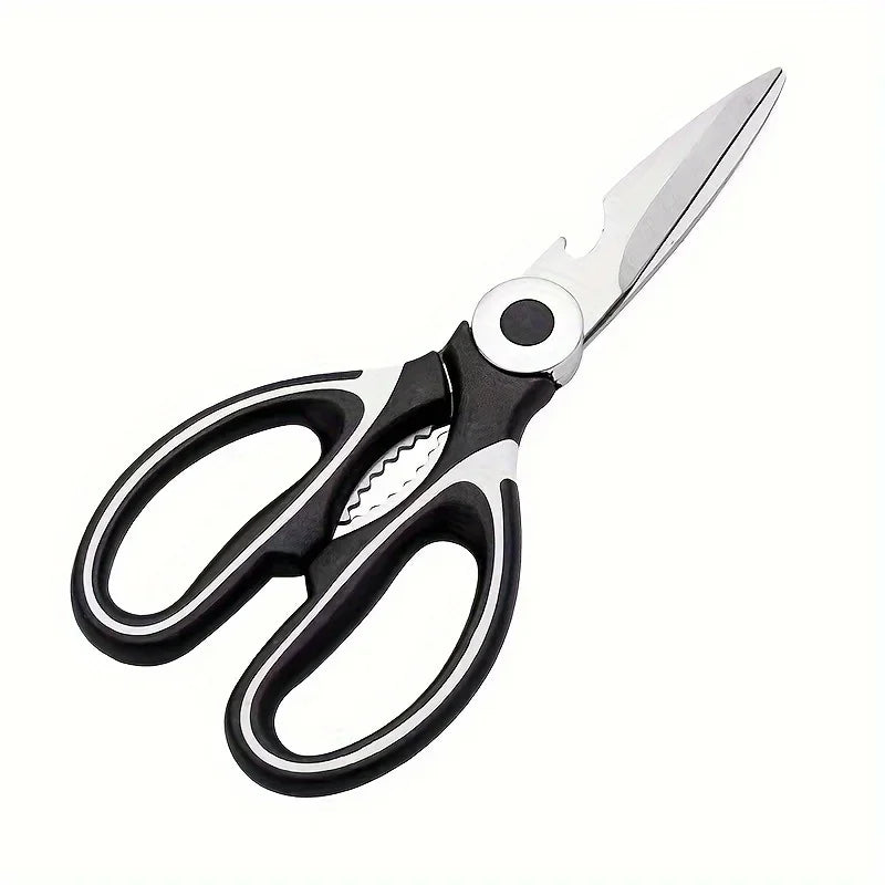 Multifunctional kitchen scissors Household fish cutting meat scissors Stainless steel scissors