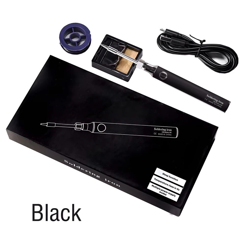 Wireless Charging Electric Soldering Iron Solder Iron USB 5V8W Fast Charging lithium battery Portable Repair Welding Tools
