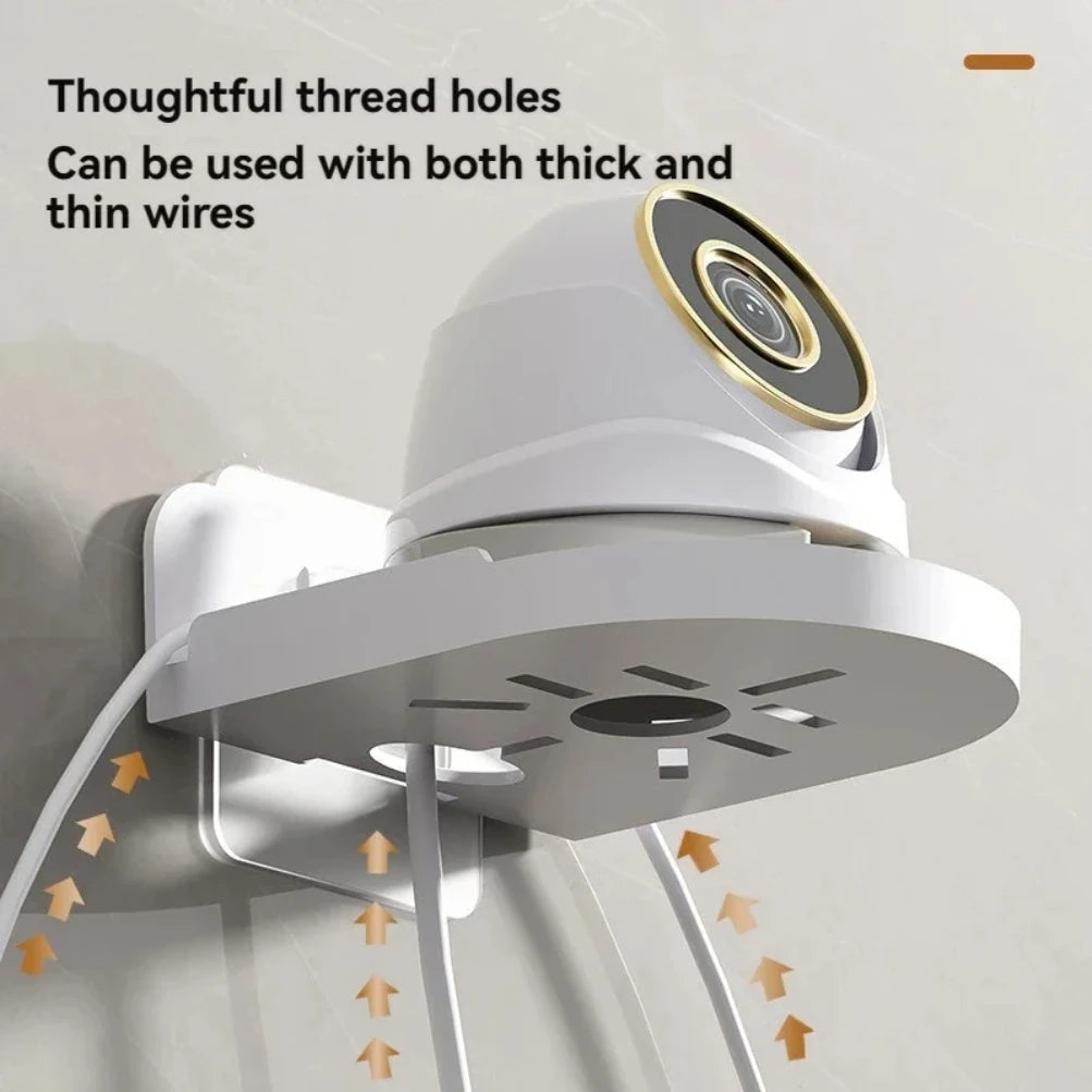 Wall Mounted Camera Bracket Adhesive, No Drilling, Household Indoor Storage, Fixed Monitoring Rack, Tray, Item Storage Wholesale