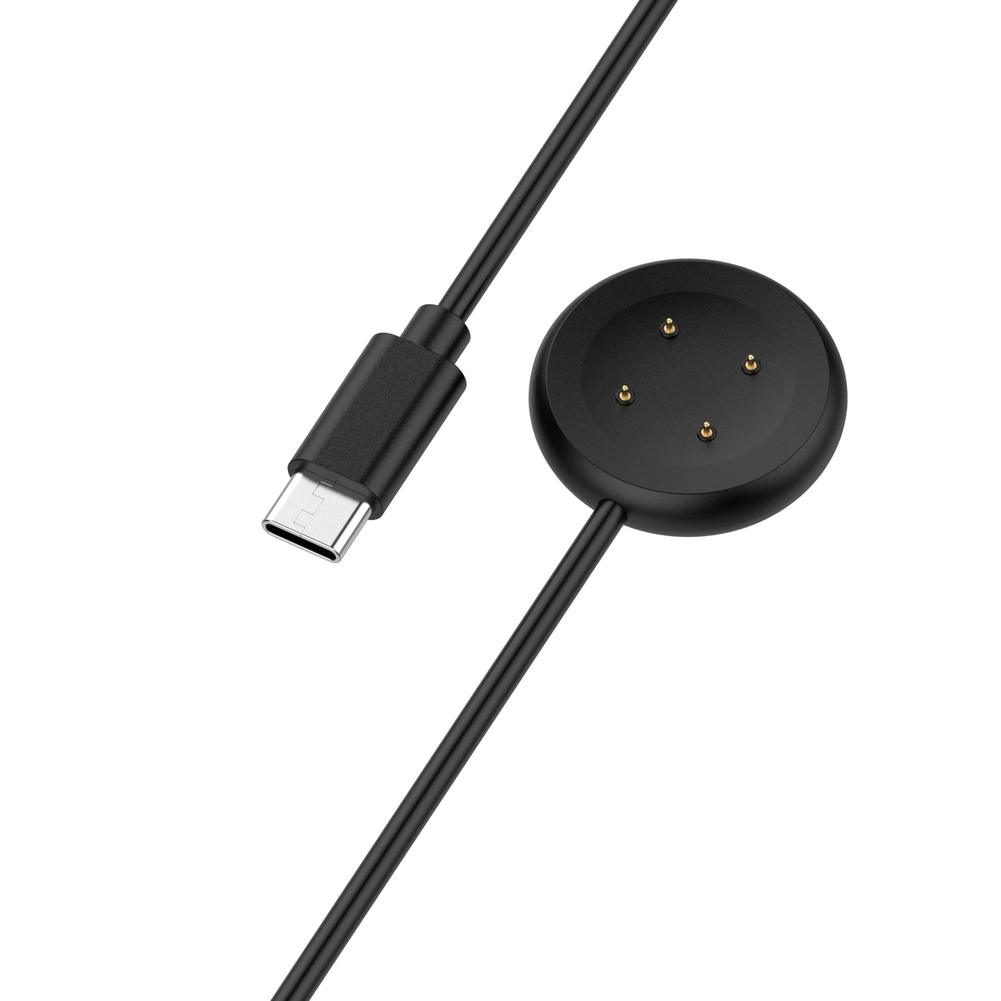 Pixel Watch 3 Charger for Google Pixel Watch 2 USB C Charging Cable Type-C 1m 3.3FT Black/White Cord Magnetic