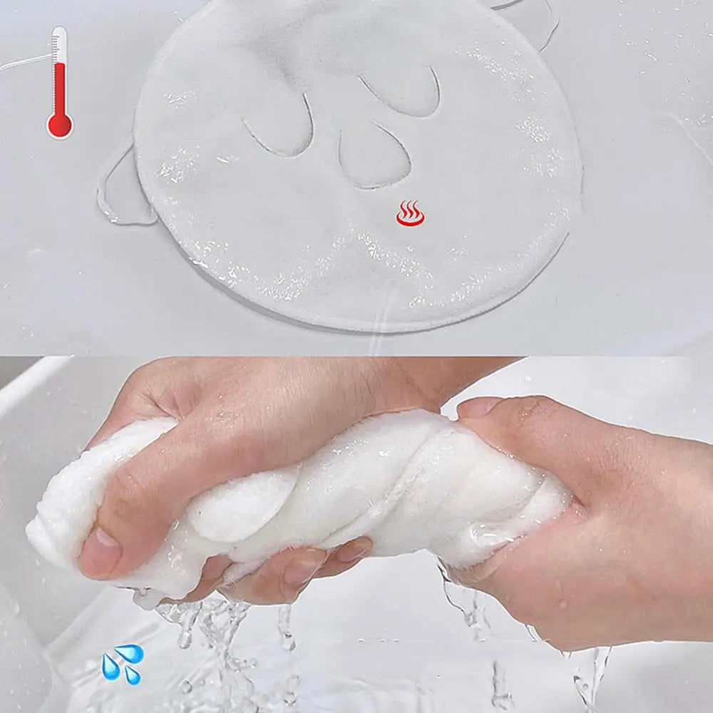 Hot Compress Face Towel Pore Clean Wet Compress Cotton Mask Face Towel Beauty Moisturizing Facial Skin Care Bathroom Supplies